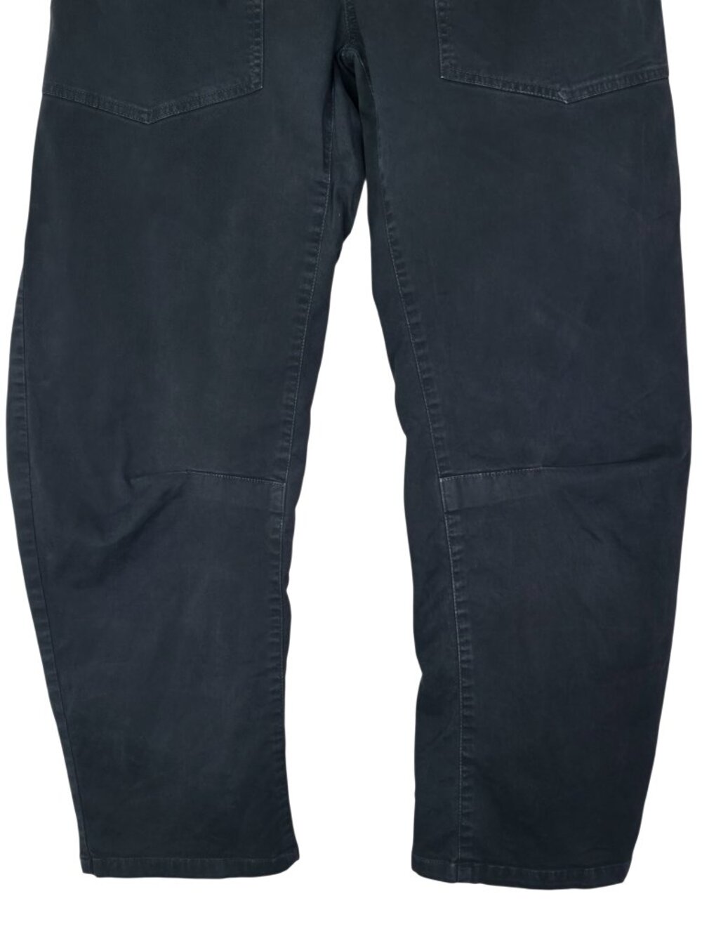 Nili Lotan Shon Pant Carbon Gray Cotton Twill Barrel Leg Cropped Size 0 - Picture 6 of 11